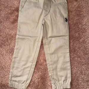 U.S. Polo Assn. Kids Tan Joggers